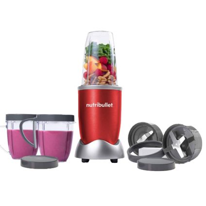 Nutribullet NBR-1212R 600W Red 1YW 9pcs Set 