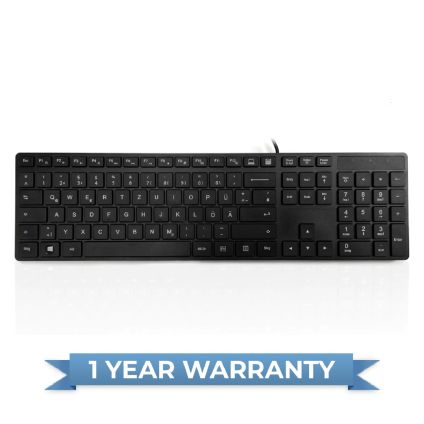 Slim Multimedia Keyboard-German